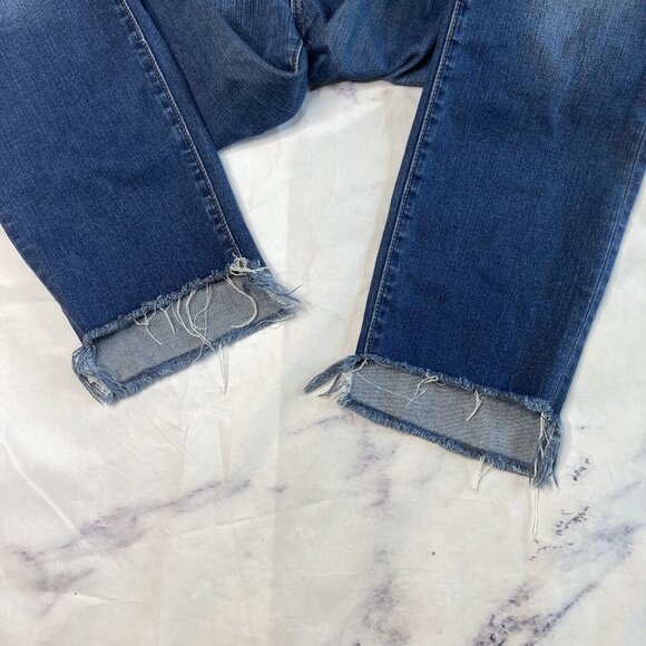 Articles Of Society Distressed Slim Jeans Womens Sz 30 Medium Wash Step Hem A53 - Picture 2 of 6